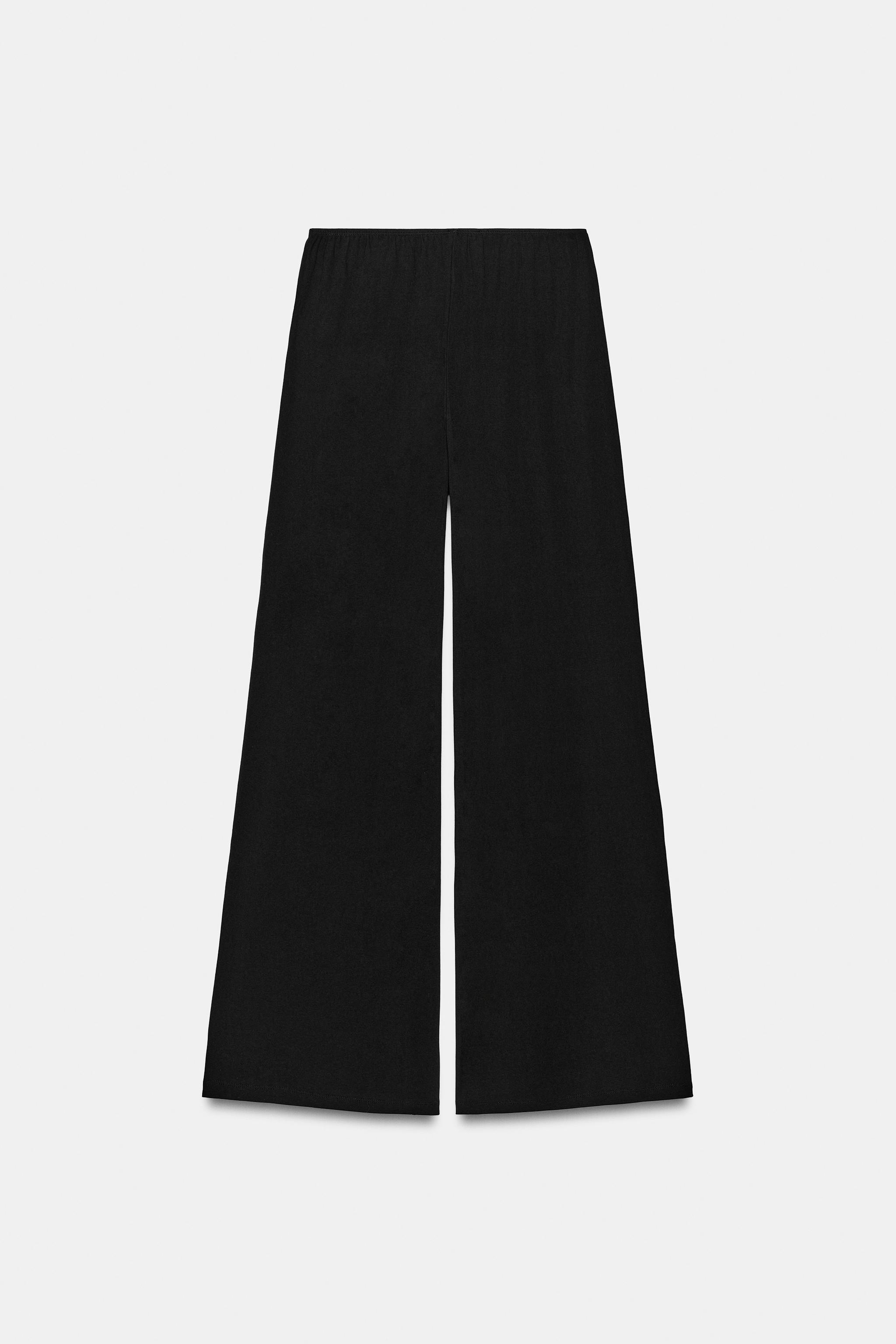 COTTON STRAIGHT LEG PANTS